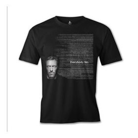 Lord T-Shirt House - Everybody Lies Siyah Erkek T-shirt