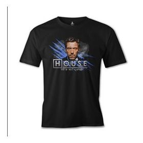 Lord T-Shirt House - It's Not Lupus Siyah Erkek T-shirt
