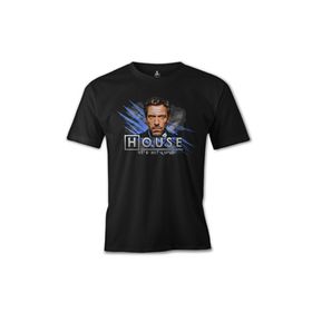 Lord T-Shirt House - It's Not Lupus Siyah Erkek T-shirt