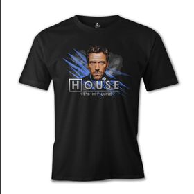 Lord T-Shirt House - It's Not Lupus Siyah Erkek T-shirt