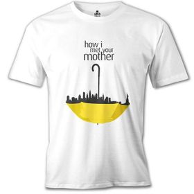 Lord T-Shirt How I Met Your Mother City Beyaz Erkek T-Shirt