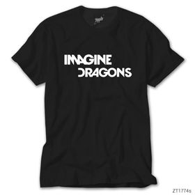 Lord T-Shirt Imagine Dragons - Logo Siyah Erkek T-shirt