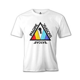 Lord T-Shirt Imagine Dragons - Tri Beyaz Erkek T-shirt