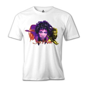 Lord T-Shirt Jimi Hendrix - Tab Beyaz Erkek T-shirt