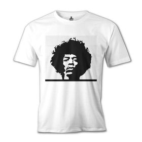 Lord T-Shirt Jimi Hendrix - Tab Beyaz Erkek T-shirt
