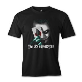 Lord T-Shirt Joker - Cards Siyah Erkek T-shirt