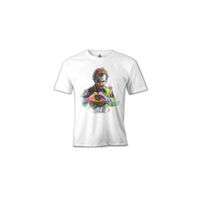 Lord T-Shirt Joker Love Beyaz Erkek T-Shirt