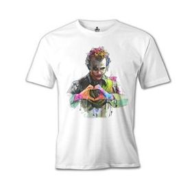 Lord T-Shirt Joker Love Beyaz Erkek T-Shirt