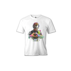 Lord T-Shirt Joker Love Beyaz Erkek T-Shirt
