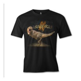 Lord T-Shirt Jurassic World T-Rex Siyah Erkek T-shirt