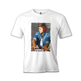 Lord T-Shirt Justin Bieber - Board Beyaz Erkek T-shirt