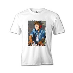 Lord T-Shirt Justin Bieber - Board Beyaz Erkek T-shirt