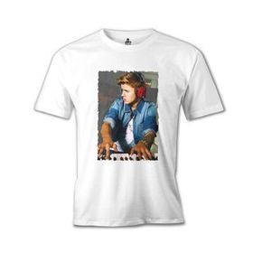 Lord T-Shirt Justin Bieber - Board Beyaz Erkek T-shirt