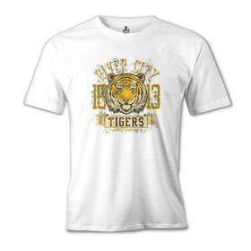 Lord T-Shirt Kaplan On Sekiz Beyaz Erkek T-Shirt