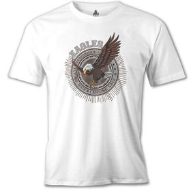 Lord T-Shirt Kartal Flying Beyaz Erkek T-Shirt