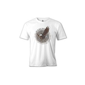 Lord T-Shirt Kartal Flying Beyaz Erkek T-Shirt