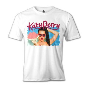 Lord T-Shirt Katy Perry - California Gurls Beyaz Erkek T-shirt