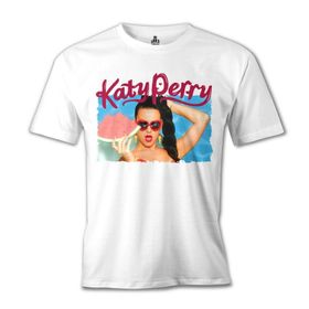 Lord T-Shirt Katy Perry - California Gurls Beyaz Erkek T-shirt