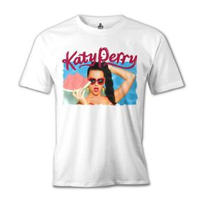 Lord T-Shirt Katy Perry - California Gurls Beyaz Erkek T-shirt