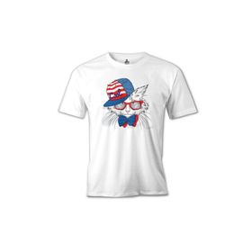 Lord T-Shirt Kedi Cool Beyaz Erkek T-Shirt