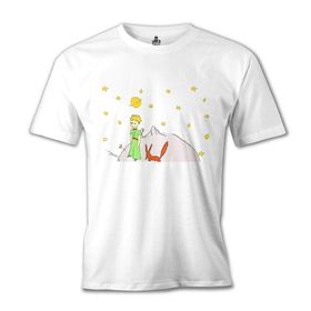 Lord T-Shirt Küçük Prens - Gezegen Beyaz Erkek T-shirt