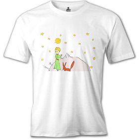 Lord T-Shirt Küçük Prens - Gezegen Beyaz Erkek T-shirt