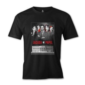 Lord T-Shirt La Casa De Papel - Team Siyah Erkek T-shirt
