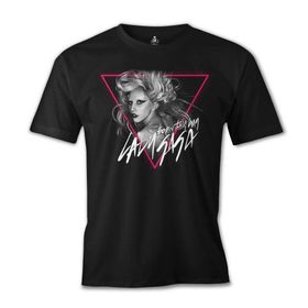 Lord T-Shirt Lady Gaga - Born this Way Siyah Erkek T-shirt