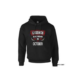 Lord T-Shirt Legends Born in October - Blade Siyah Erkek T-shirt
