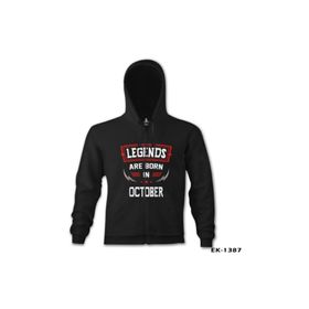 Lord T-Shirt Legends Born in October - Blade Siyah Erkek T-shirt