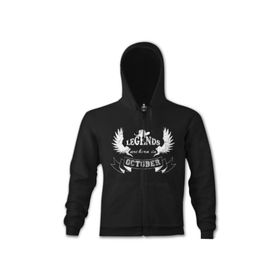 Lord T-Shirt Legends Born in October - Hat Siyah Erkek T-shirt