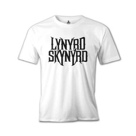 Lord T-Shirt Lynrd Skynrd - Logo Beyaz Erkek T-shirt