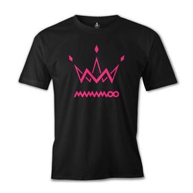 Lord T-Shirt Mamamoo - Logo Crown Siyah Erkek T-shirt