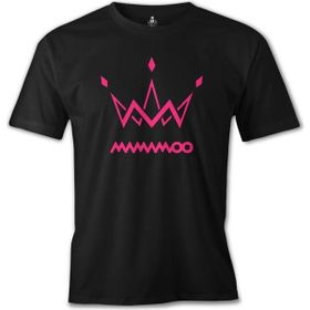 Lord T-Shirt Mamamoo - Logo Crown Siyah Erkek T-shirt