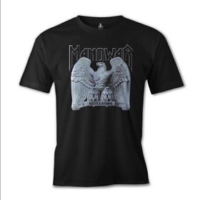 Lord T-Shirt Manowar - Logo Siyah Erkek T-shirt