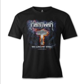Lord T-Shirt Manowar - Lord of Steel Siyah Erkek T-shirt