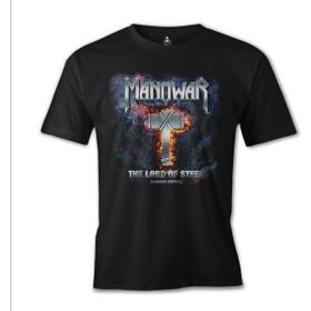 Lord T-Shirt Manowar - Lord of Steel Siyah Erkek T-shirt