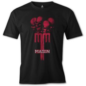Lord T-Shirt Marilyn Manson - MM Siyah Erkek T-shirt