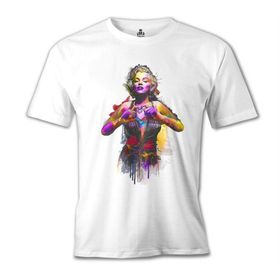 Lord T-Shirt Marilyn Monroe Love Beyaz Erkek T-Shirt