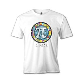 Lord T-Shirt Matematik - Pi 15 Beyaz Erkek T-shirt