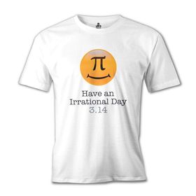 Lord T-Shirt Matematik - Pi 16 Beyaz Erkek T-shirt