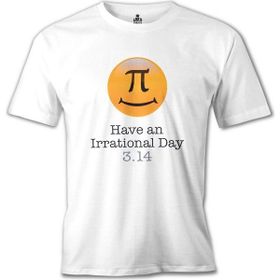 Lord T-Shirt Matematik - Pi 16 Beyaz Erkek T-shirt