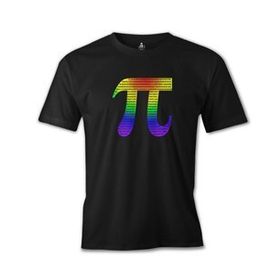 Lord T-Shirt Matematik - Pi 2 Siyah Erkek T-shirt