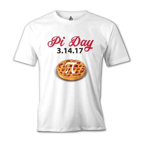 Lord T-Shirt Matematik - Pi 24 Beyaz Erkek T-shirt