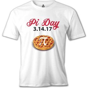 Lord T-Shirt Matematik - Pi 24 Beyaz Erkek T-shirt