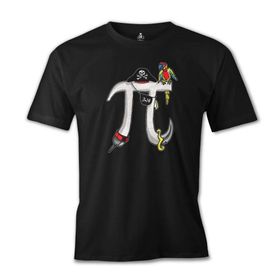 Lord T-Shirt Matematik - Pi 4 Siyah Erkek T-shirt