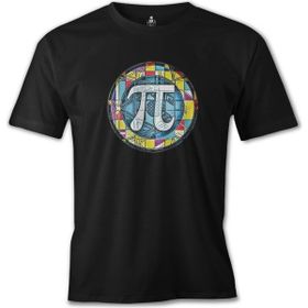 Lord T-Shirt Matematik - Pi 5 Siyah Erkek T-shirt