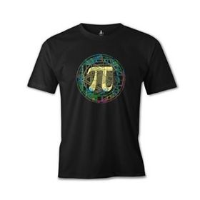 Lord T-Shirt Matematik - Pi 7 Siyah Erkek T-shirt