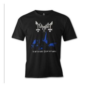 Lord T-Shirt Mayhem - De Mysteriis Dom Sathanas Siyah Erkek T-shirt