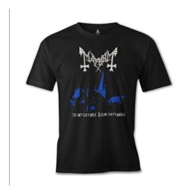 Lord T-Shirt Mayhem - De Mysteriis Dom Sathanas Siyah Erkek T-shirt